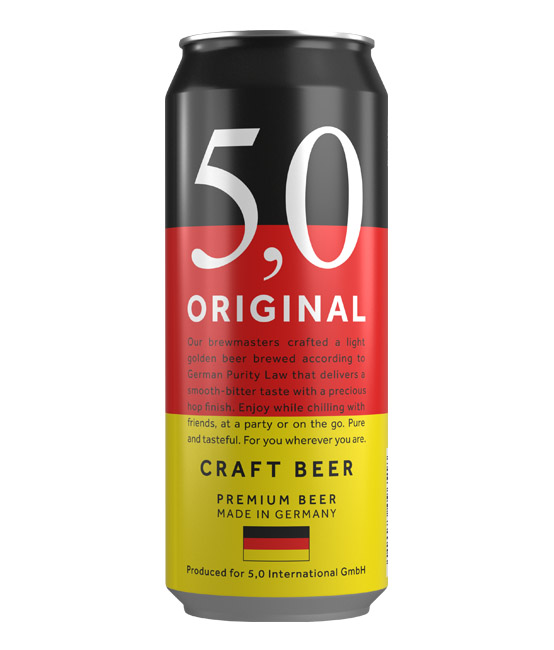 Cerveza 5,0 Original Craft Beer